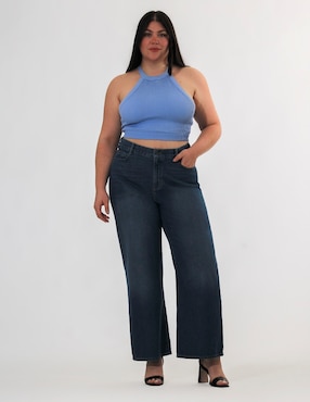 Jeans wide leg Oh Pomp para mujer