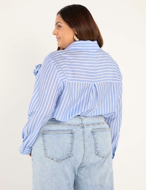 Blusa manga larga para mujer