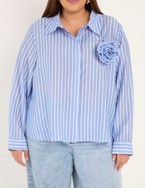 Blusa manga larga para mujer