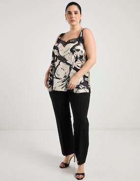 Blusa de tirantes Contempo Plus para mujer