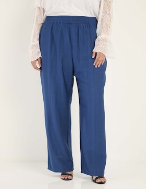 Pantalón regular Contempo Plus relajado para mujer