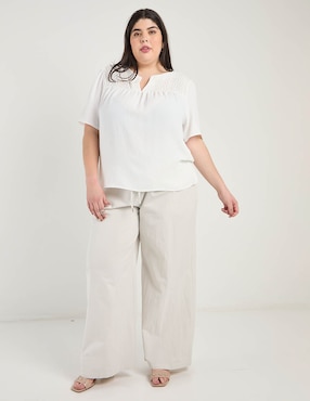 Pantalón relaxed Contempo Plus amplio para mujer