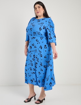 Vestido crop casual Contempo Plus para mujer
