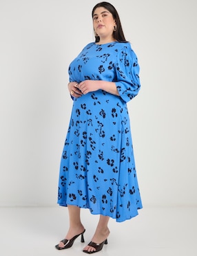Vestido crop casual Contempo Plus para mujer