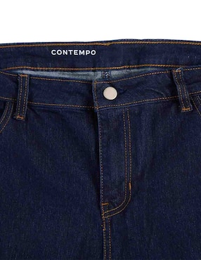 Jeans amplio cintura Contempo Plus para mujer