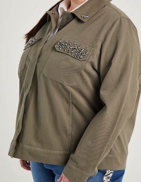 Chamarra cazadora Contempo Plus para mujer