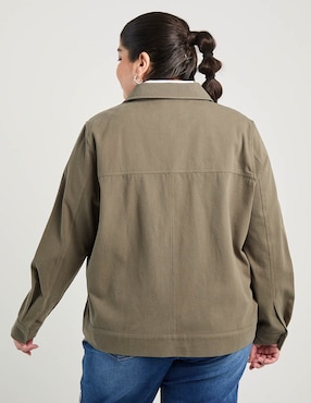 Chamarra cazadora Contempo Plus para mujer