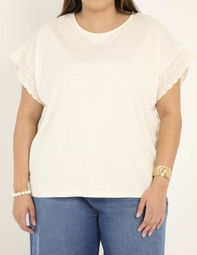 Playera manga corta Weekend Plus cuello redondo para mujer