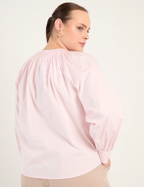 Blusa manga larga para mujer