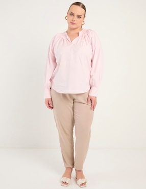 Blusa manga larga para mujer