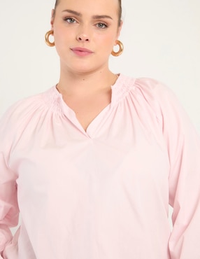 Blusa manga larga para mujer