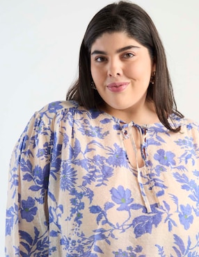 Blusa Weekend Plus manga 3/4 para mujer