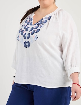 Blusa Weekend Plus manga 3/4 para mujer