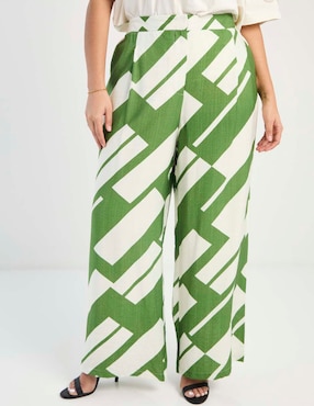 Pantalón relaxed amplio para mujer