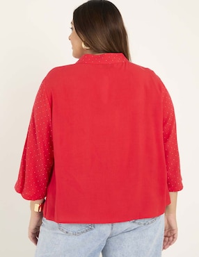 Blusa manga 3/4 para mujer