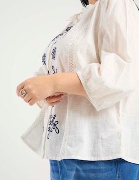 Blusa Weekend Plus manga 3/4 para mujer