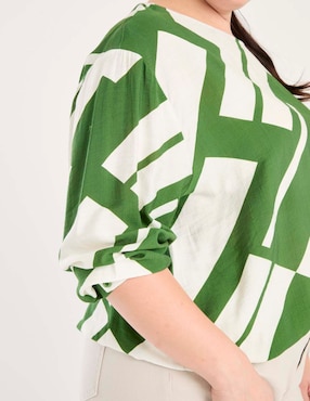Blusa Weekend Plus manga larga para mujer