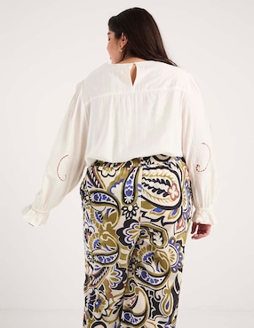 Blusa Weekend Plus manga larga para mujer