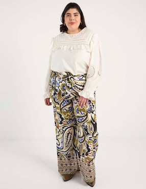 Blusa Weekend Plus manga larga para mujer