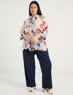 Blusa Weekend Plus manga 3/4 para mujer