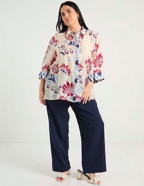 Blusa Weekend Plus manga 3/4 para mujer