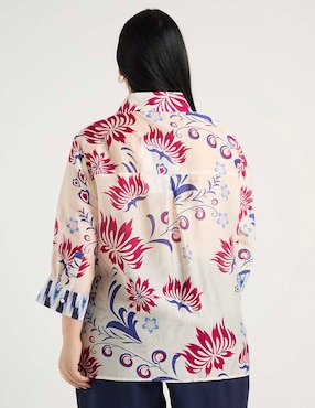 Blusa Weekend Plus manga 3/4 para mujer