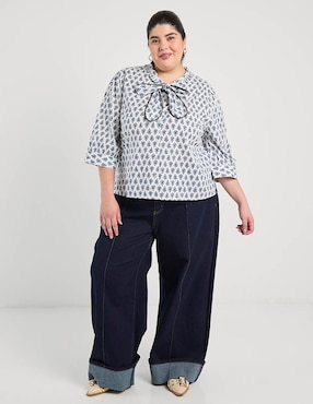 Blusa Weekend Plus manga 3/4 para mujer