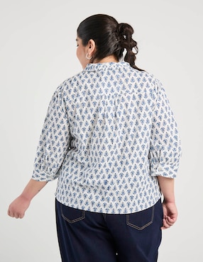 Blusa Weekend Plus manga 3/4 para mujer