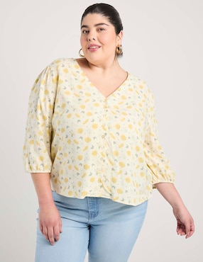 Blusa Disney Dtr manga 3/4 para mujer