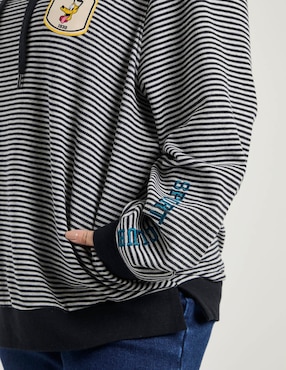 Sudadera con capucha y bolsa Disney Dtr para mujer