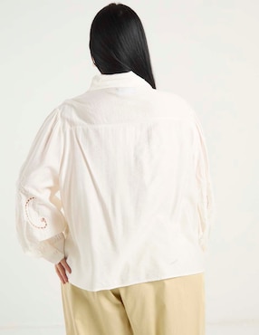 Blusa Weekend Plus manga larga para mujer