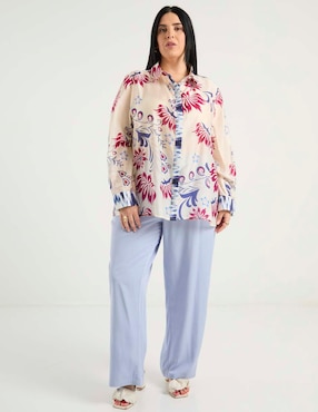 Blusa Weekend Plus manga larga para mujer