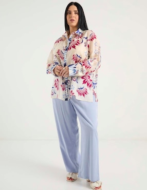 Blusa Weekend Plus manga larga para mujer