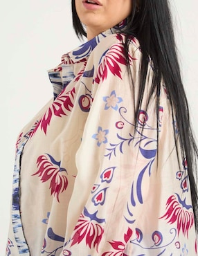 Blusa Weekend Plus manga larga para mujer