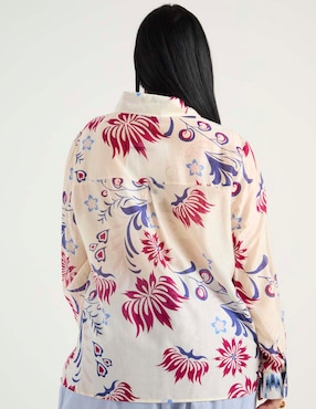 Blusa Weekend Plus manga larga para mujer