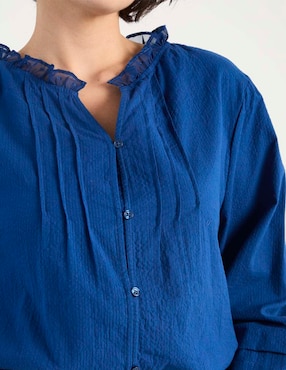 Blusa Weekend Plus manga larga para mujer