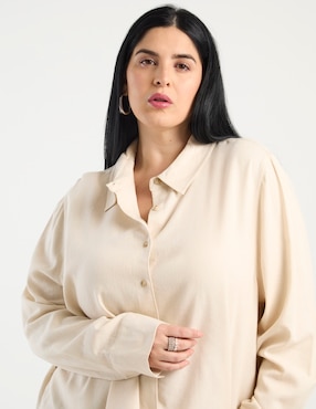 Blusa Weekend Plus manga larga para mujer