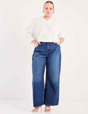 Jeans amplio Weekend Plus para mujer