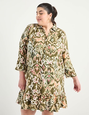 Vestido arriba de la rodilla casual Weekend Plus para mujer