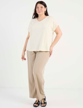 Blusa Weekend Plus manga corta para mujer