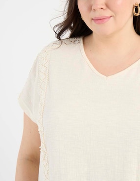Blusa Weekend Plus manga corta para mujer