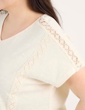 Blusa Weekend Plus manga corta para mujer