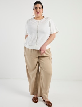Blusa Weekend Plus manga corta para mujer
