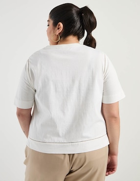Blusa Weekend Plus manga corta para mujer