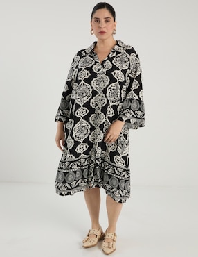 Vestido midi casual Weekend Plus para mujer