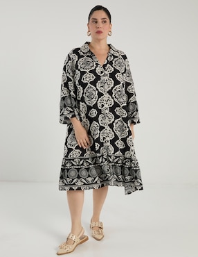 Vestido midi casual Weekend Plus para mujer