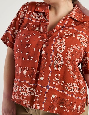 Blusa Weekend Plus manga corta para mujer