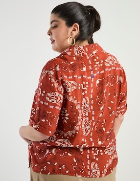 Blusa Weekend Plus manga corta para mujer