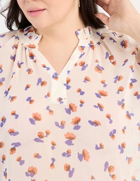 Blusa Weekend Plus manga al codo para mujer