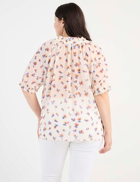 Blusa Weekend Plus manga al codo para mujer